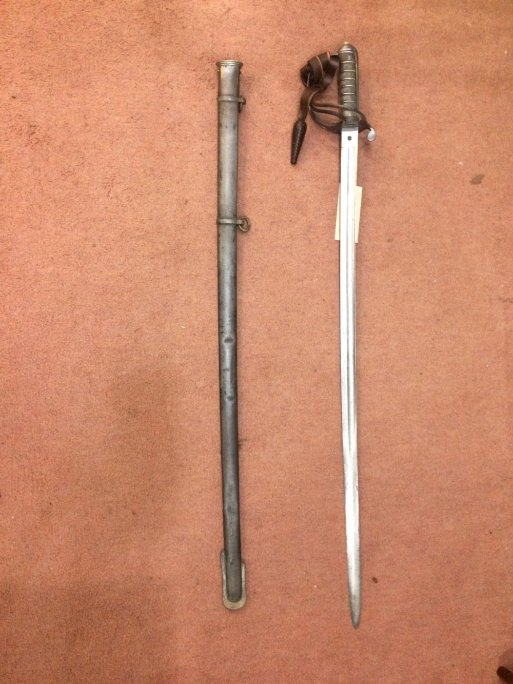19thc Artillery Officer's Sword Manufactured By Wilkinson Sword Ltd Pall Mall London
