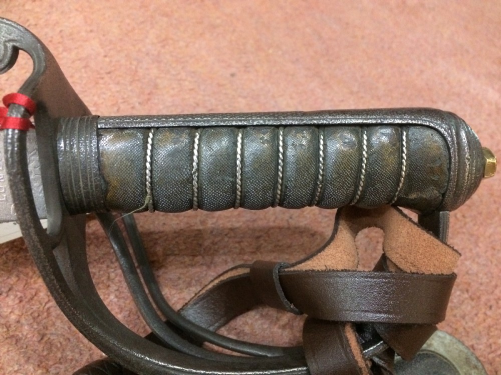 19thc Artillery Officer's Sword Manufactured By Wilkinson Sword Ltd Pall Mall London View VI