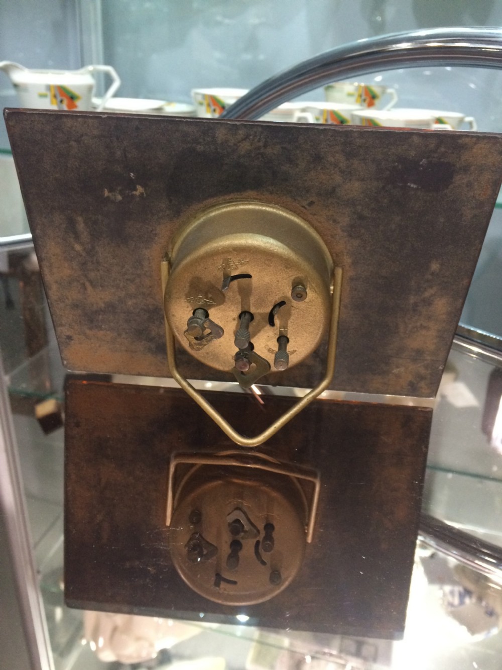 French Art Deco Travel Alarm Clock By Bayard.  View II