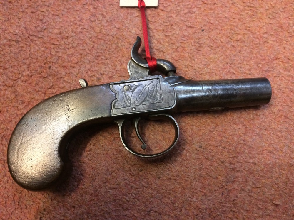 Mid 19thc Percussion Cap Pistol