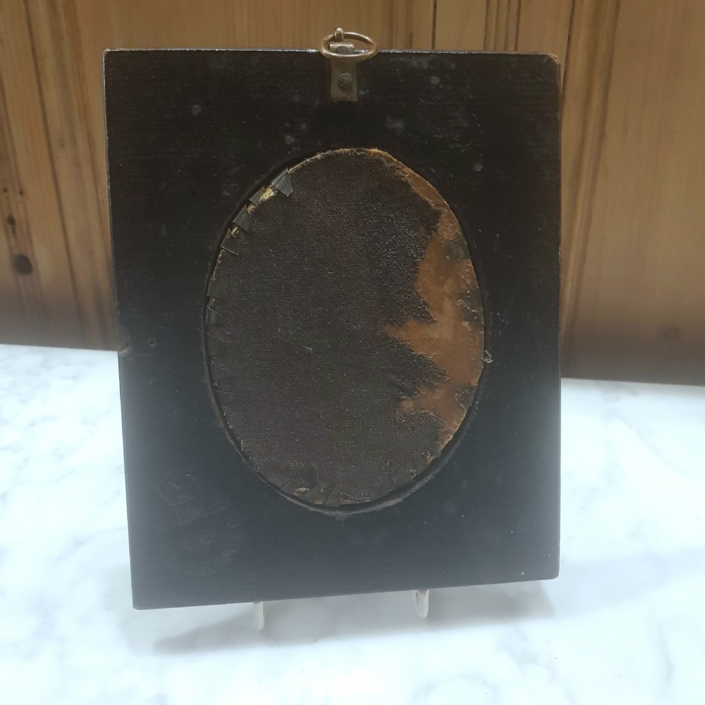Naval Officer Silhouette 19th Century Mounted in Wooden Frame with Hanging Loop View VII