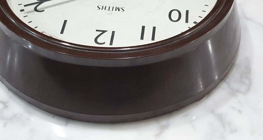 Smiths 1930s Bakelite Wall Clock View X