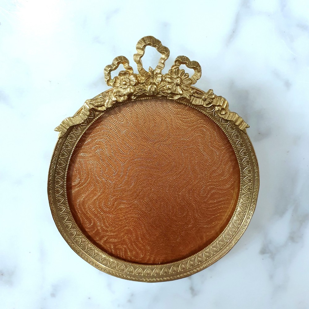 Gilt Bronze Standing or Hanging Frame French Late 19th Century  View IV