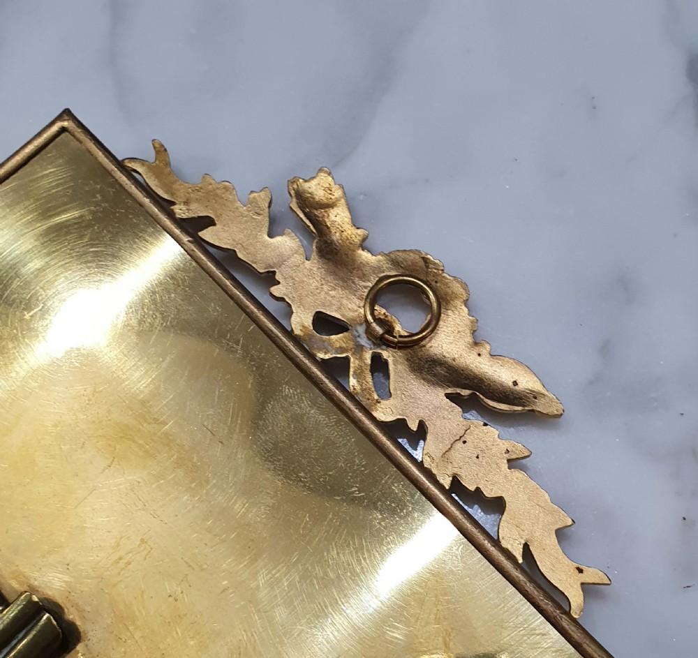 Gilt Bronze Rectangular Standing or Hanging Frame French c1880 View V