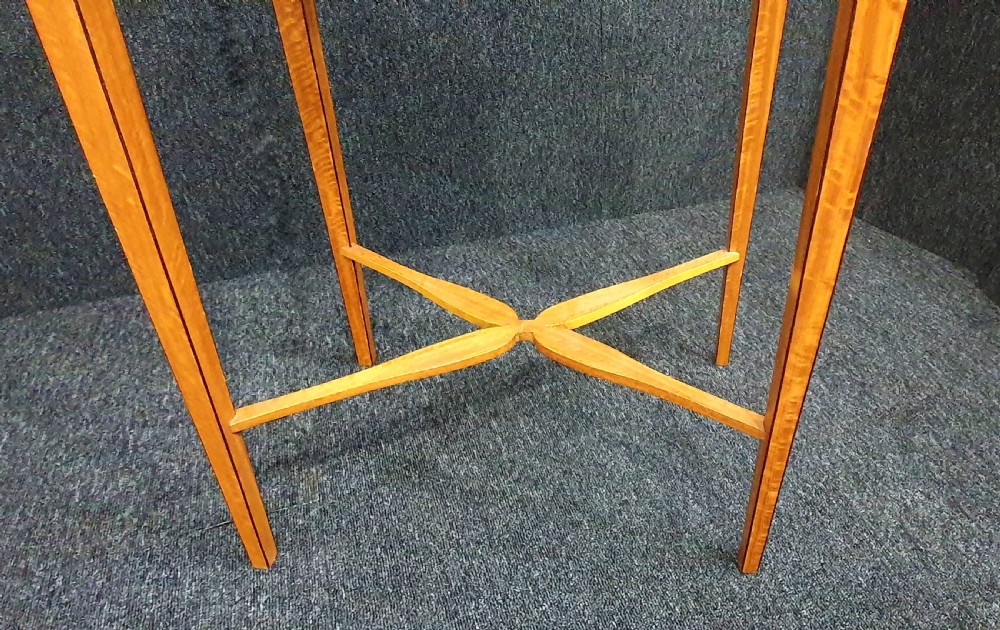 Edwardian Satinwood & Inlaid Ebony Side / Occasional Table View IV