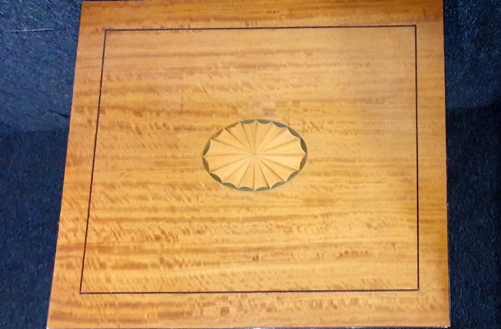 Edwardian Satinwood & Inlaid Ebony Side / Occasional Table View VII