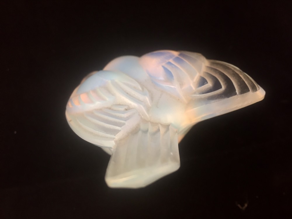 Sabino French Art Deco opalescent bird c1930 View VI