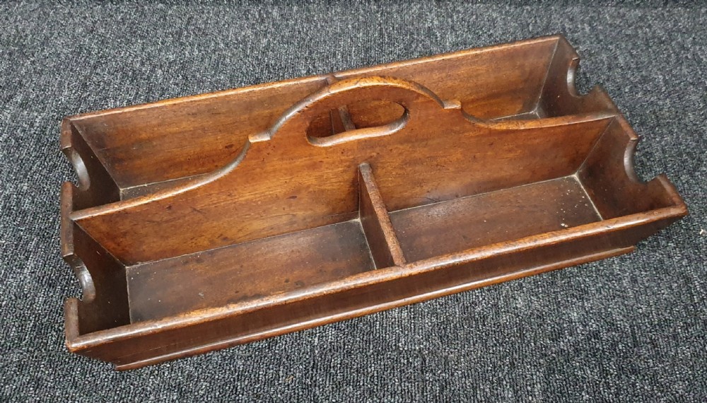 Georgian Wine Bottle Carrier c 1800 Mahogany View XII