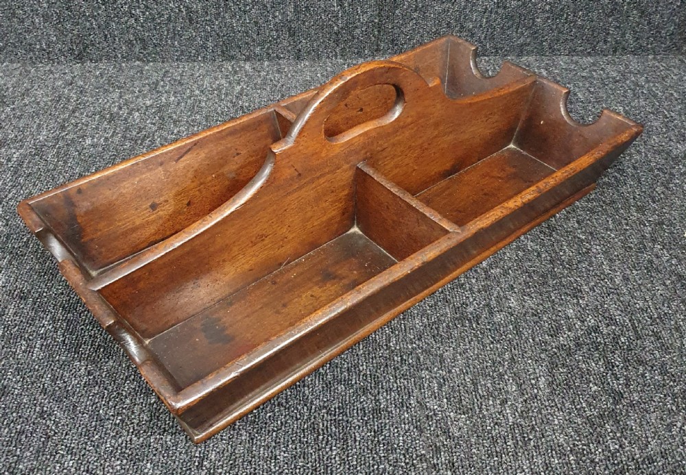 Georgian Wine Bottle Carrier c 1800 Mahogany View XIII