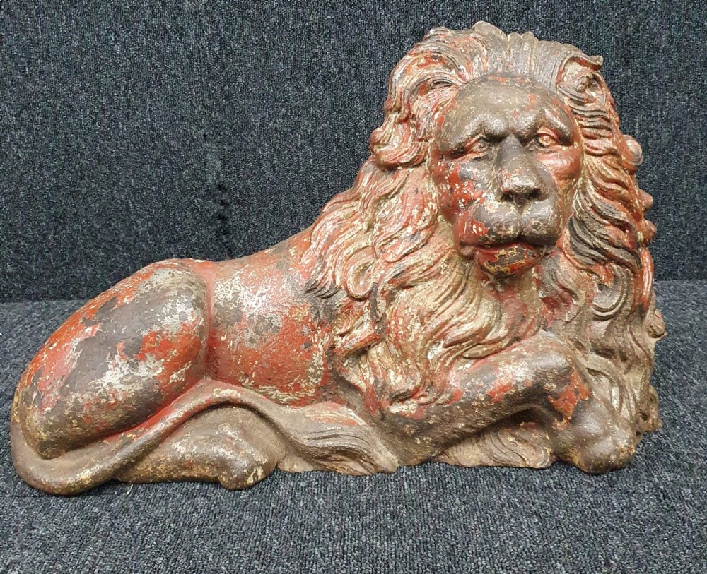Victorian Cast Iron Lion View II