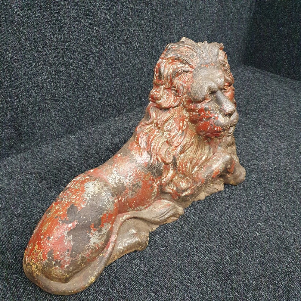 Victorian Cast Iron Lion View VIII