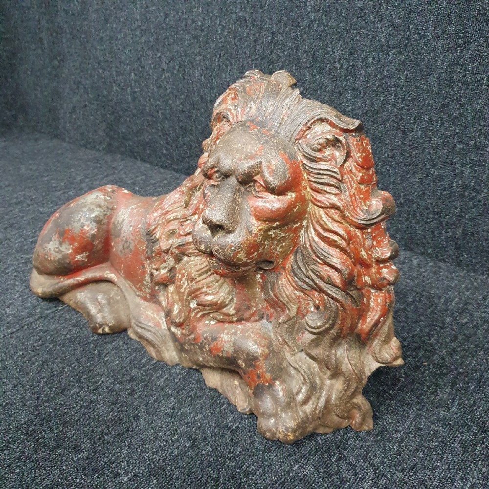 Victorian Cast Iron Lion View XII