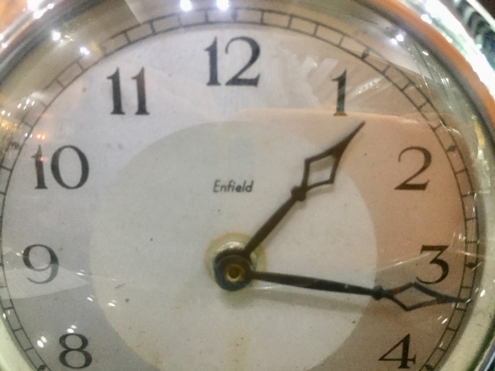 Art deco bakelite Enfield Mantle clock c.1932 View IV
