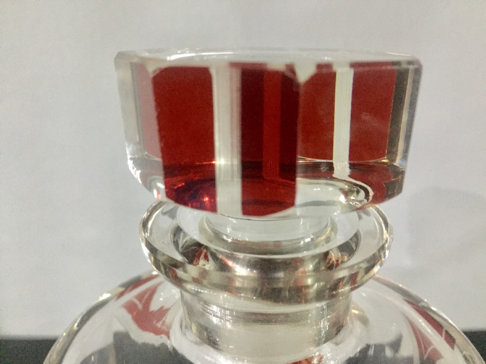 Karl Palda original Art Deco decanter set c1930 View XV