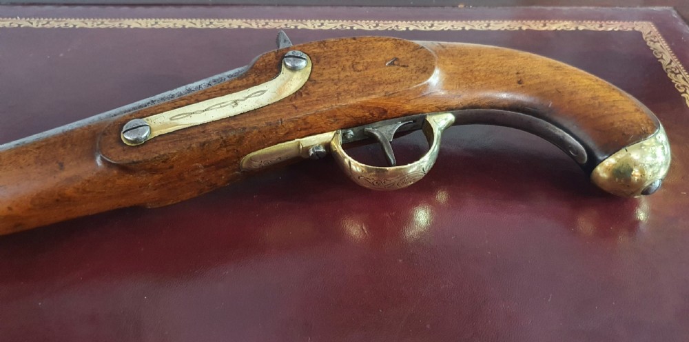 1852 Officers Muzzle Loading 16 Bore Percussion Walnut Stock Single Shot Holster Pistol View XII