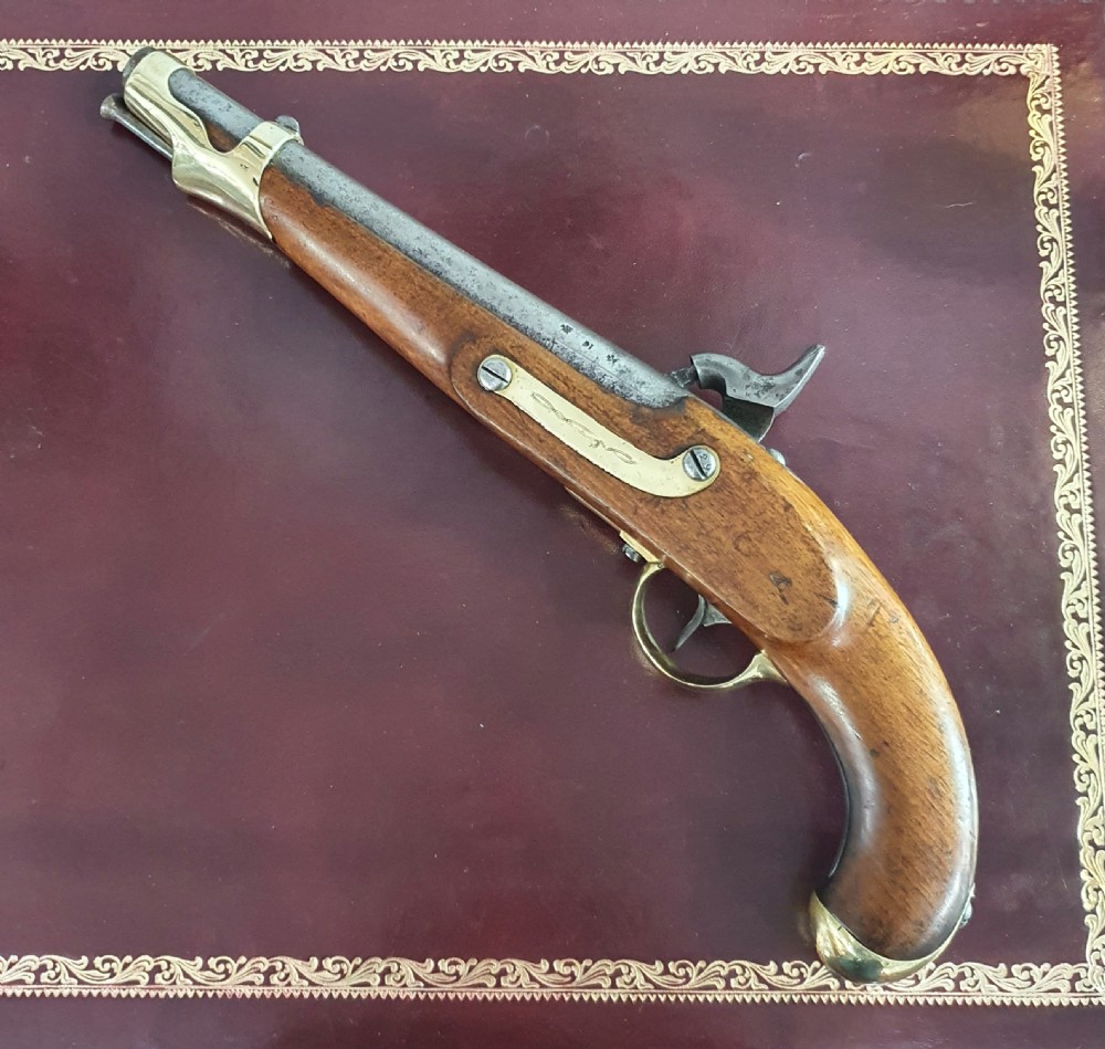 1852 Officers Muzzle Loading 16 Bore Percussion Walnut Stock Single Shot Holster Pistol View XVII