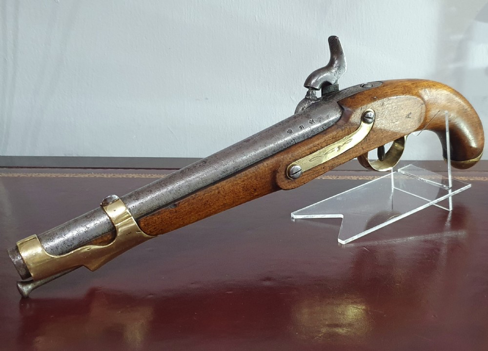 1852 Officers Muzzle Loading 16 Bore Percussion Walnut Stock Single Shot Holster Pistol View XIX