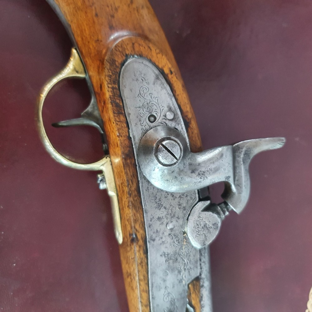 1852 Officers Muzzle Loading 16 Bore Percussion Walnut Stock Single Shot Holster Pistol View XXIII