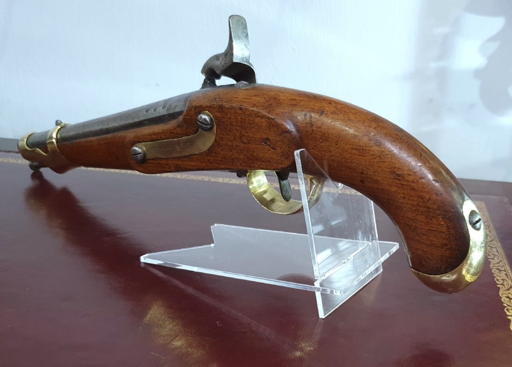 1852 Officers Muzzle Loading 16 Bore Percussion Walnut Stock Single Shot Holster Pistol View XXIX
