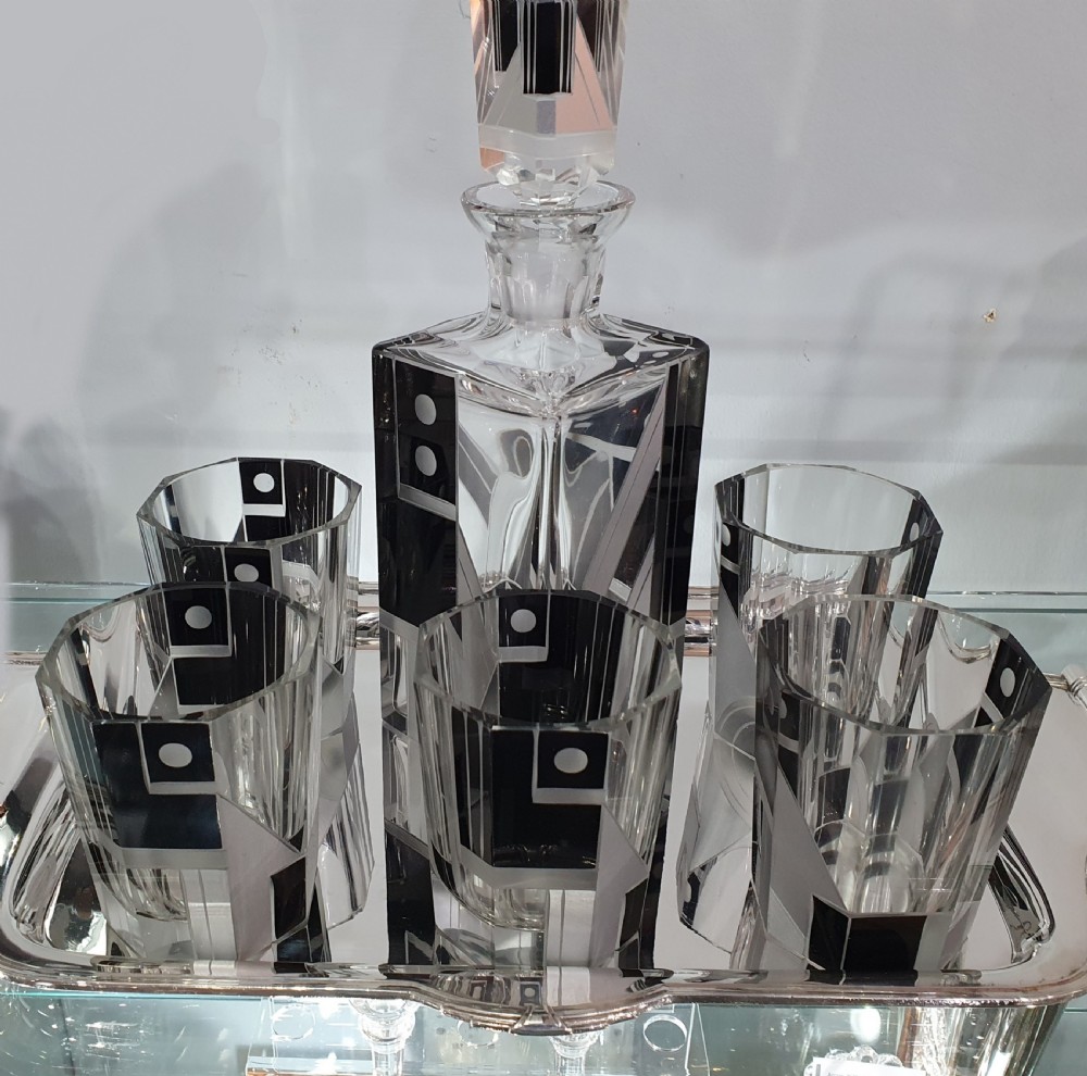 Karl Palda Original Art Deco Decanter Set View III