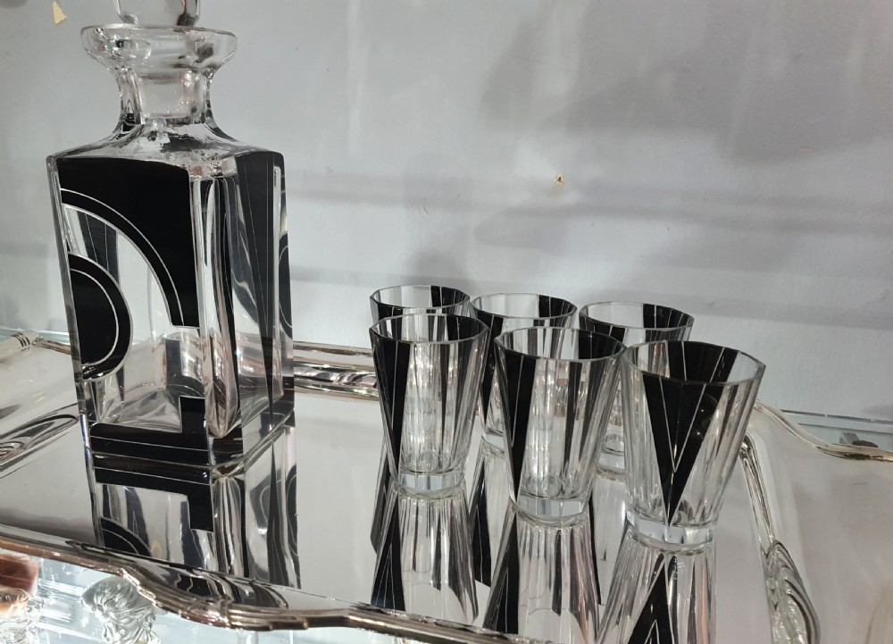 Karl Palda Original Art Deco Decanter Set View V