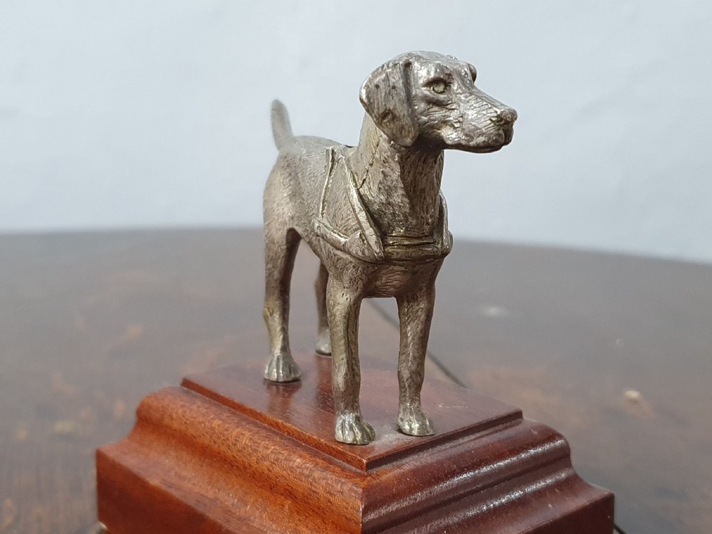 Original Bronze English Setter Car Mascot c.1930 View IV