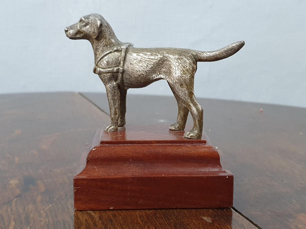 Original Bronze English Setter Car Mascot c.1930