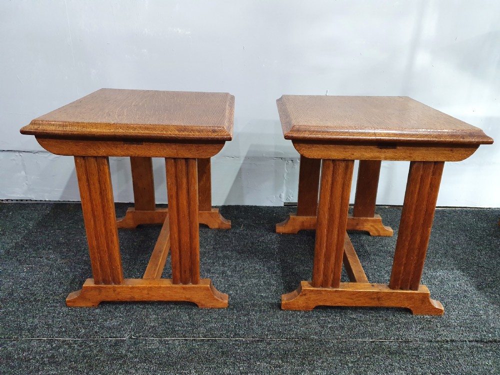 Matching Pair of Small 1920s Ocassional Table View VII
