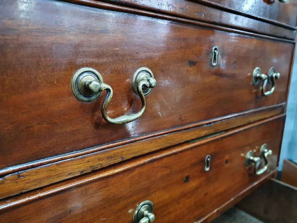 Early 19th Century Mahogany Chest of Four Drawers View II