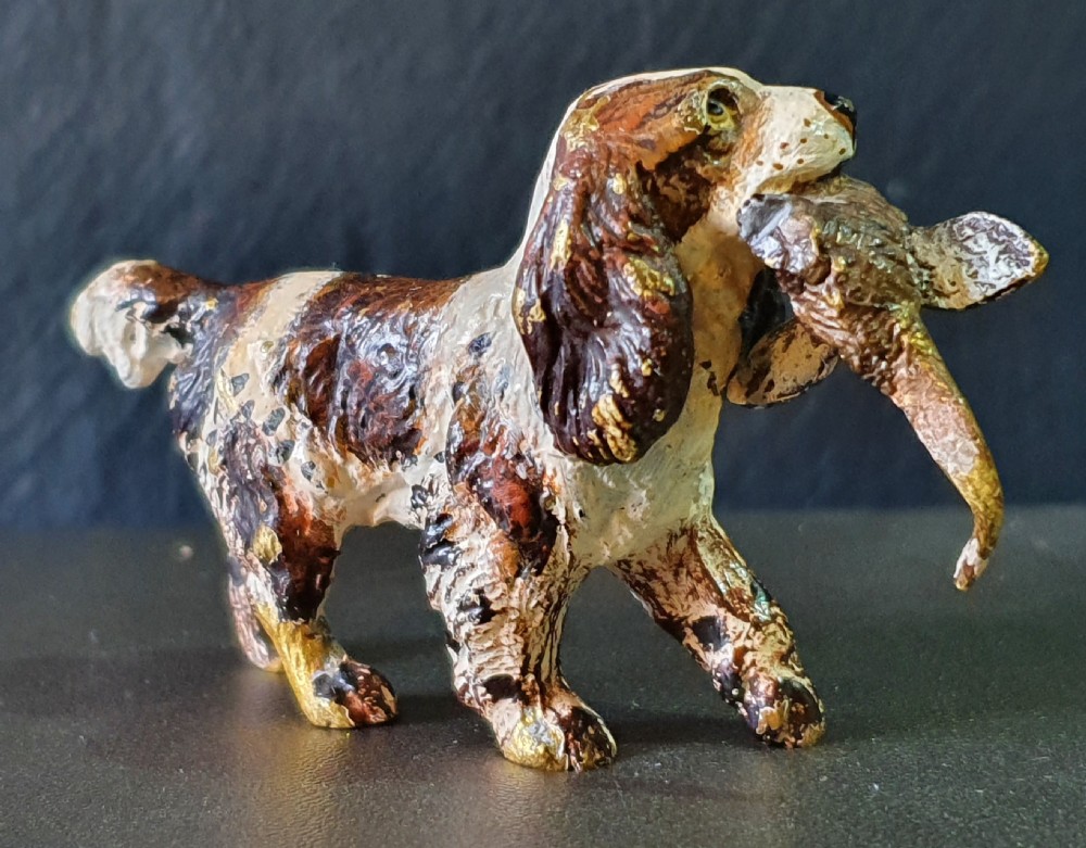 Small Bronze Cocker Spaniel c.1910 View III
