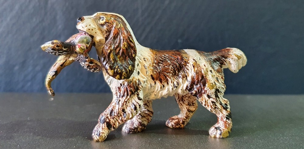 Small Bronze Cocker Spaniel c.1910