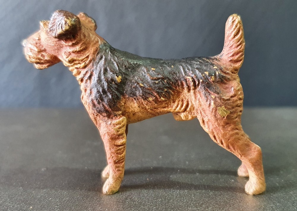 Austrian Cold Painted Fox Terrier c.1920-30 View III