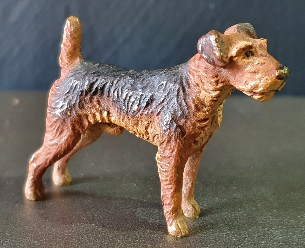 Austrian Cold Painted Fox Terrier c.1920-30