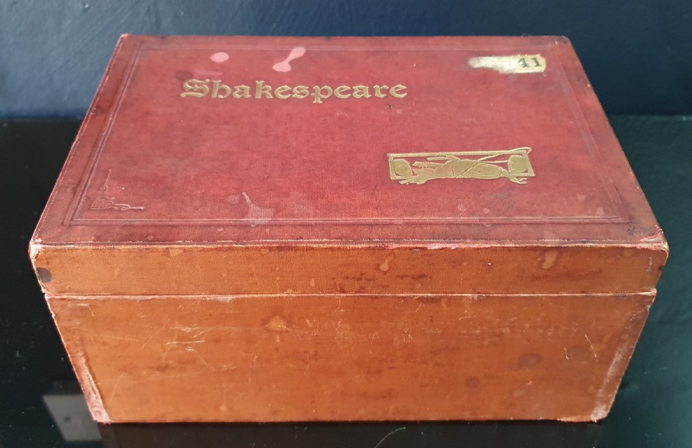 Fine Set of Shakespeare Books c.1900 in Original Box View XVIII