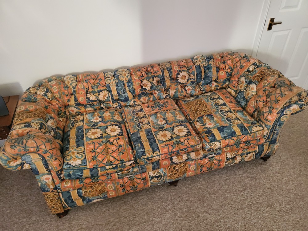 Victorian Chesterfield Sofa c1880 View X