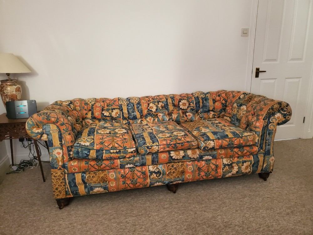 Victorian Chesterfield Sofa c1880 View XIII