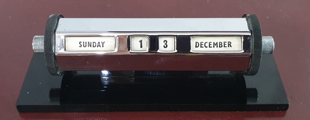 Art Deco Perpetual Desk Calendar c.1930