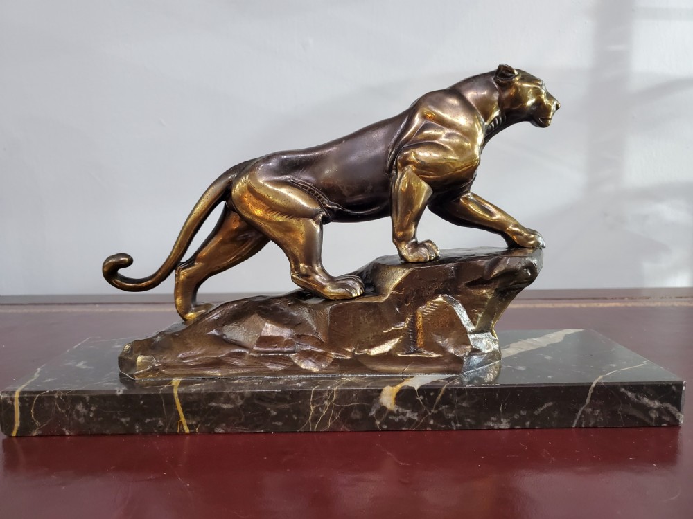 French Art Deco Prowling Panther c1930 View VI