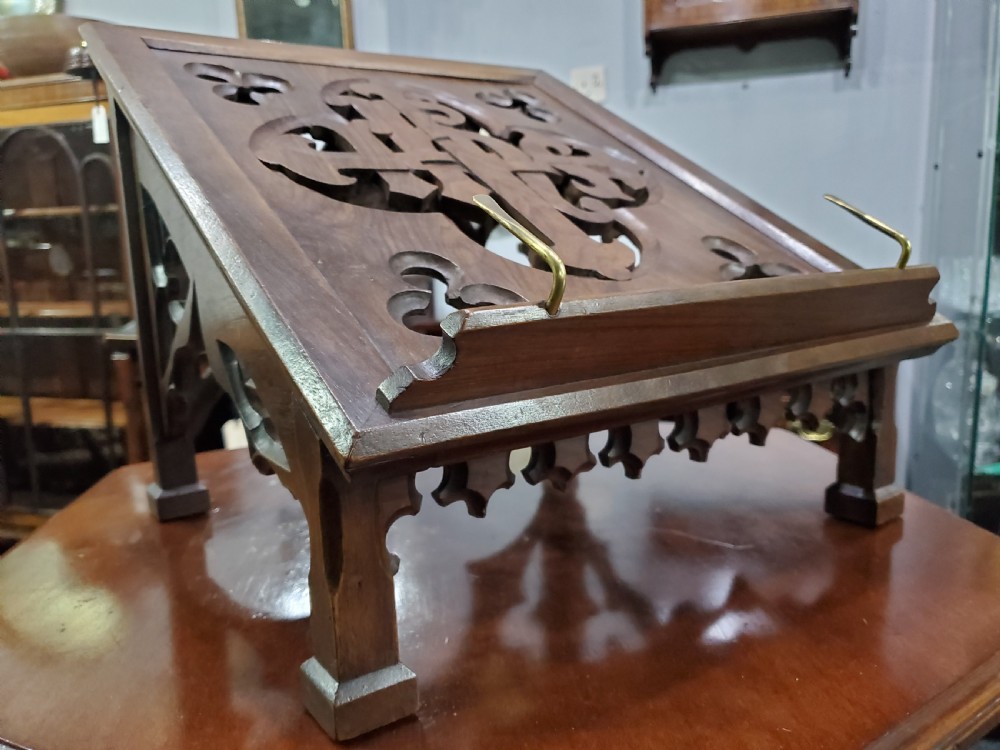 Rosewood Bible stand 19th Century