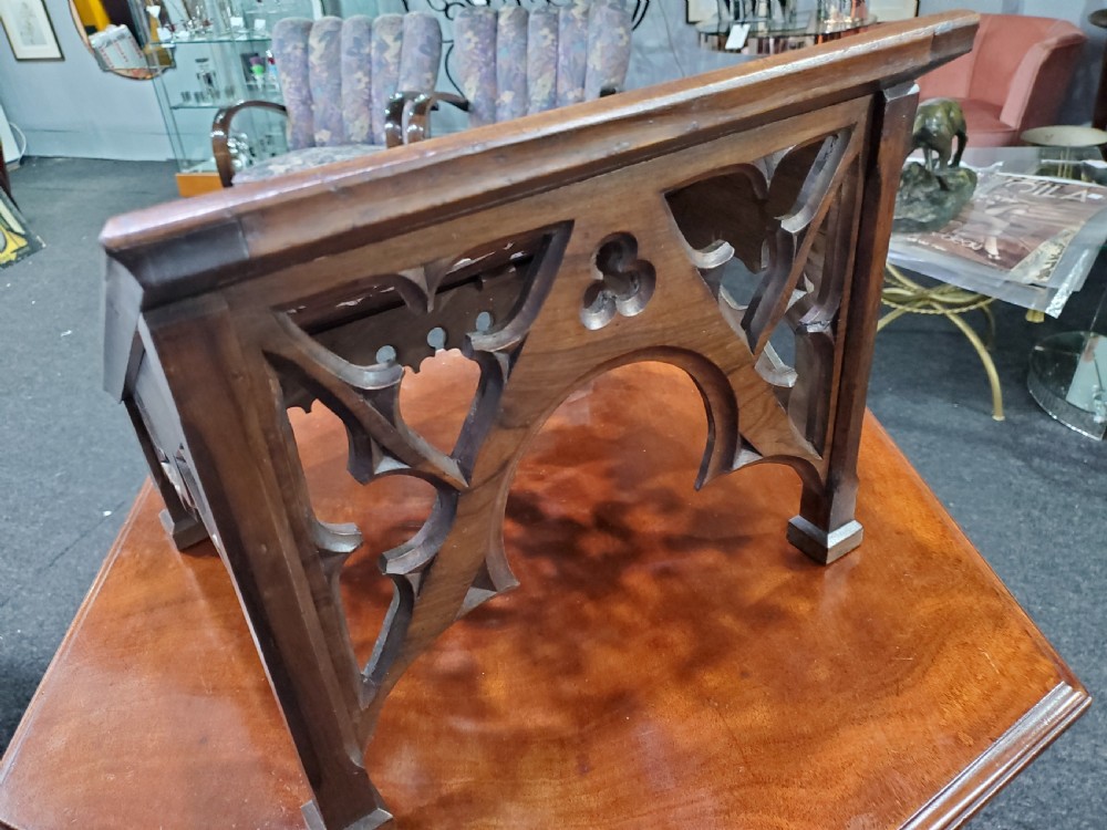 Rosewood Bible stand 19th Century View VI