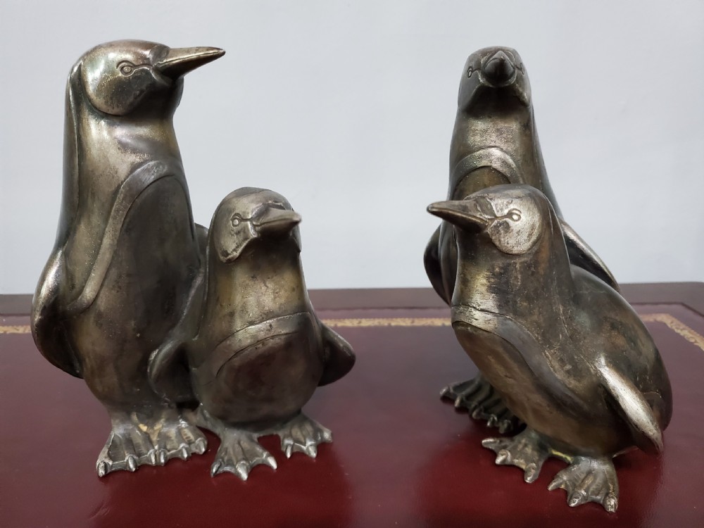 Family of Art Deco Penguins c1920s View VI