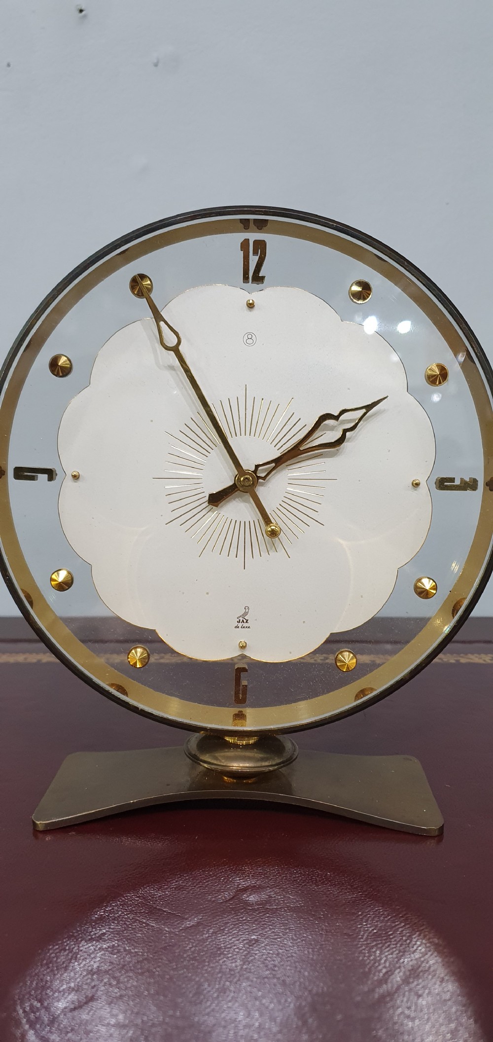 French  Art Deco Jaz Clock c.1930 View IV