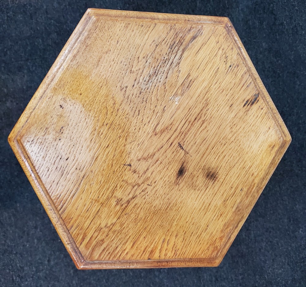 Arts and Crafts Honey Oak Side Table c1890 View IV