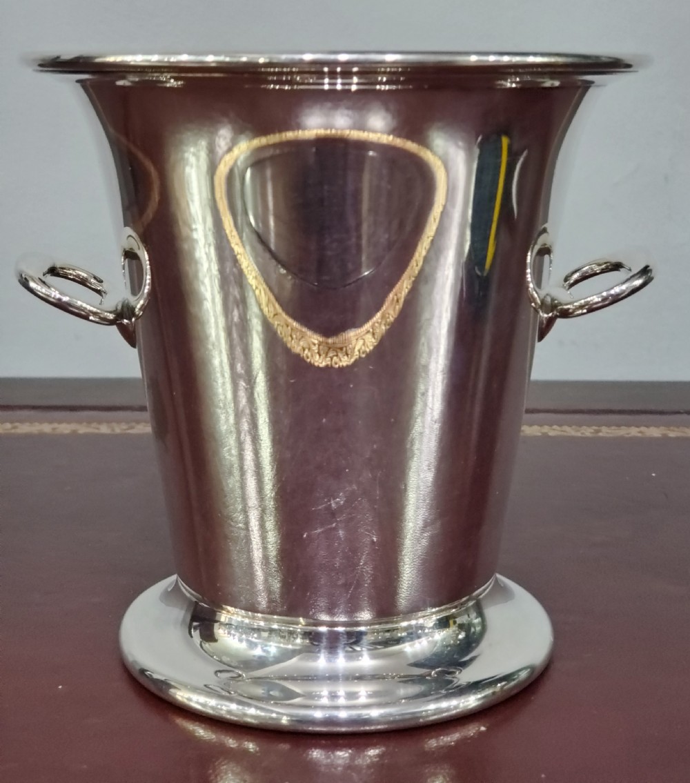 William Suckling Art Deco Silver Plated Ice Bucket c1930s View VI