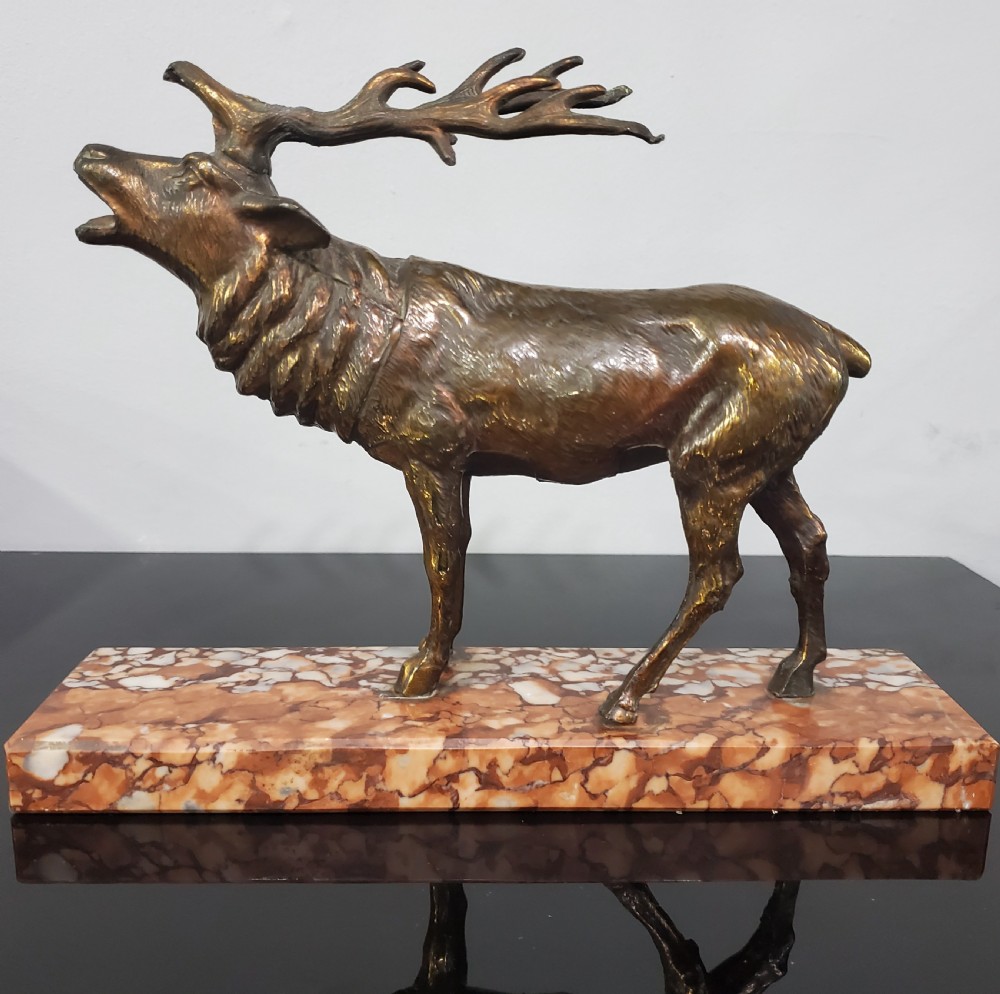 French Art Deco Stag c1930