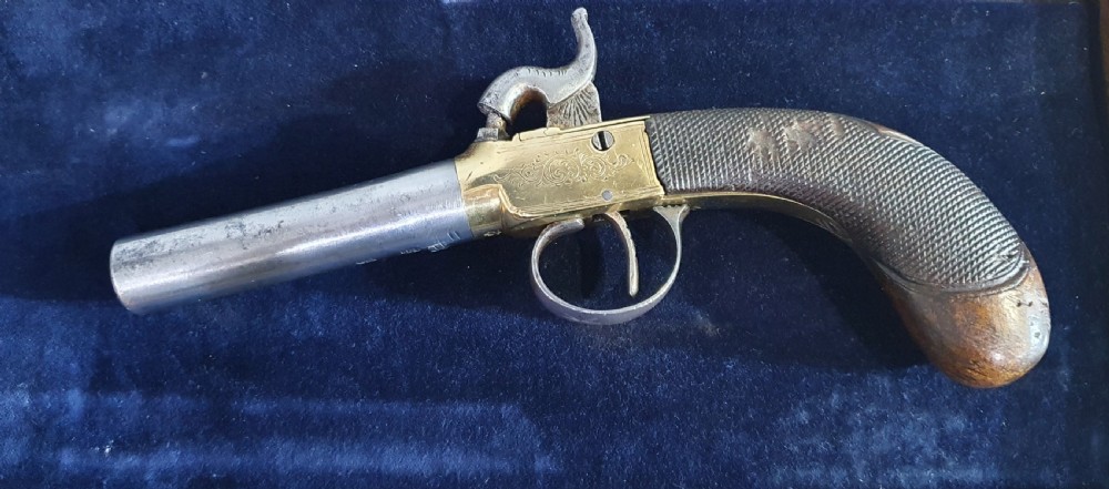 Boxlock Percussion pistol set Mid 19th Century View IX