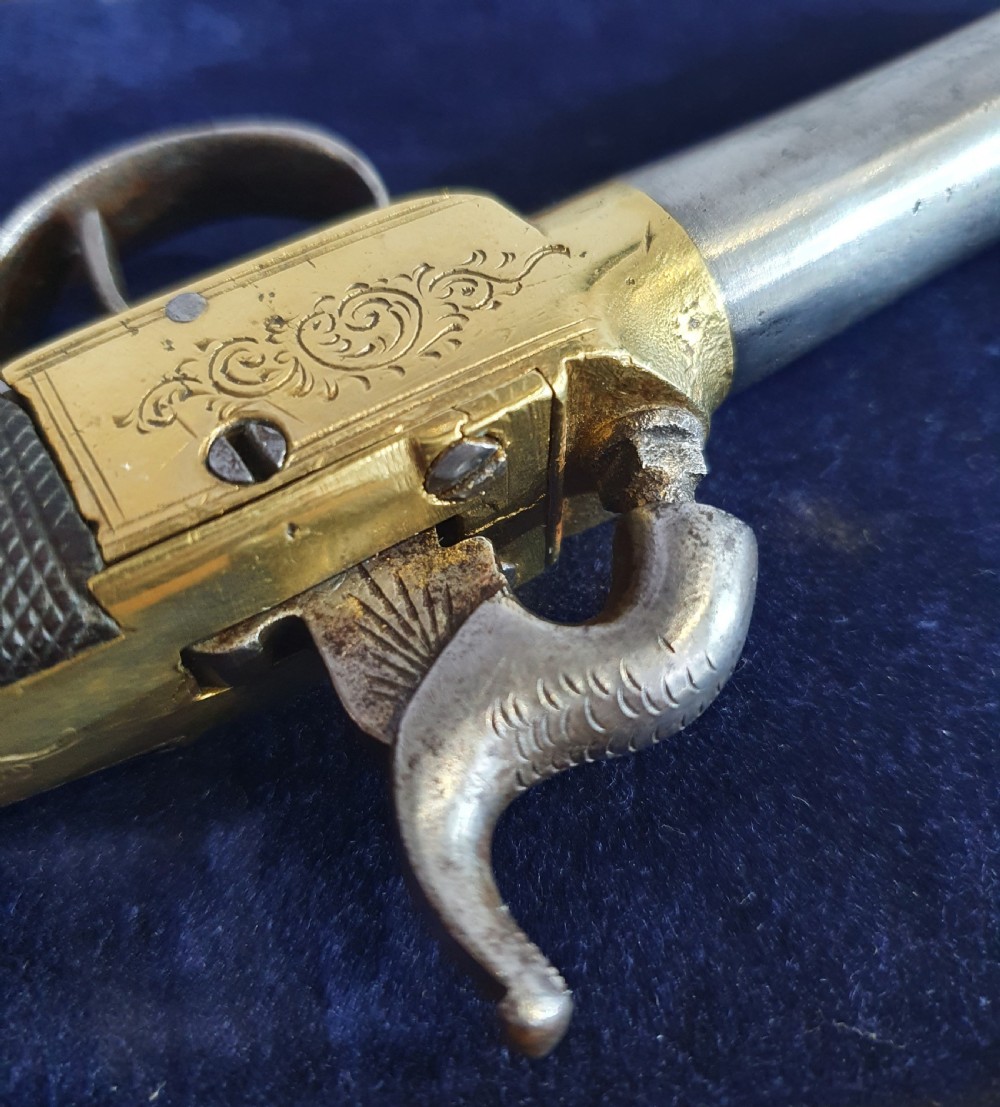 Boxlock Percussion pistol set Mid 19th Century View XII