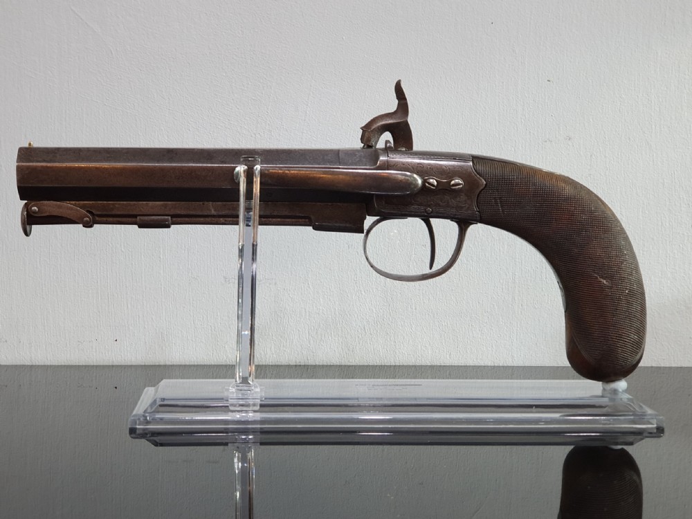 Officer's Sidelock Percussion Pistol Alexander Martin of Glasgow 19th Century View IV