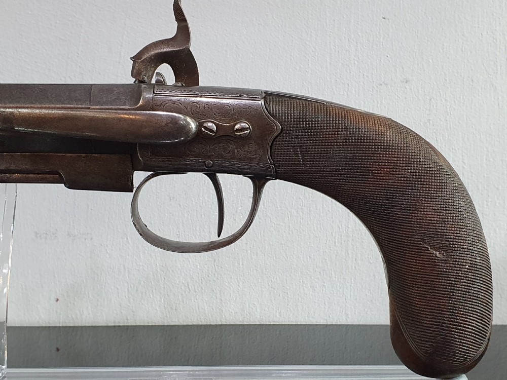 Officer's Sidelock Percussion Pistol Alexander Martin of Glasgow 19th Century View VIII