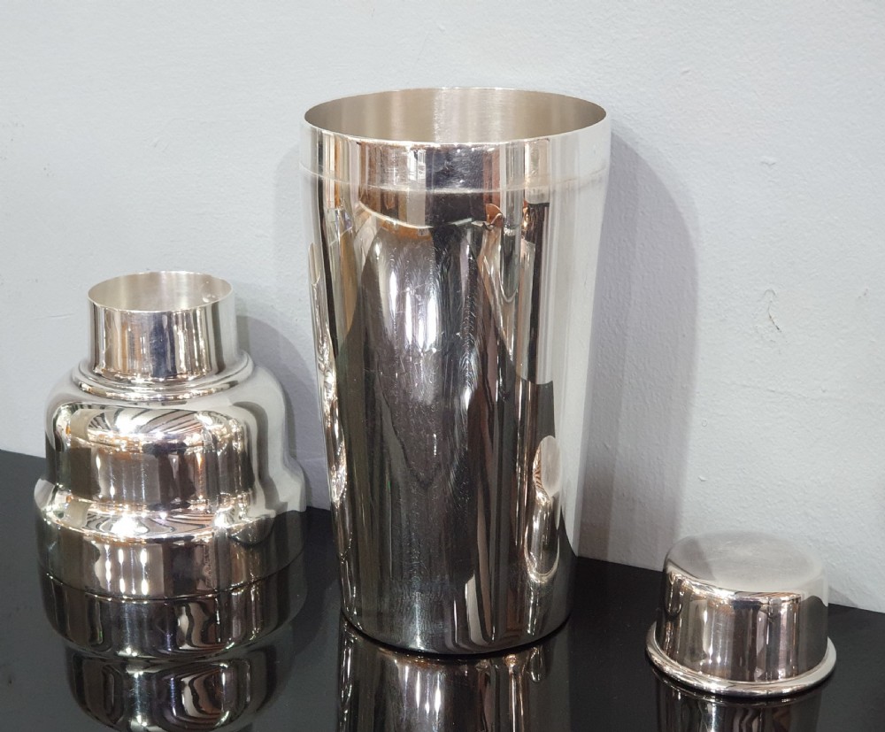 Christofle Art Deco Silver Plated Cocktail Shaker View III